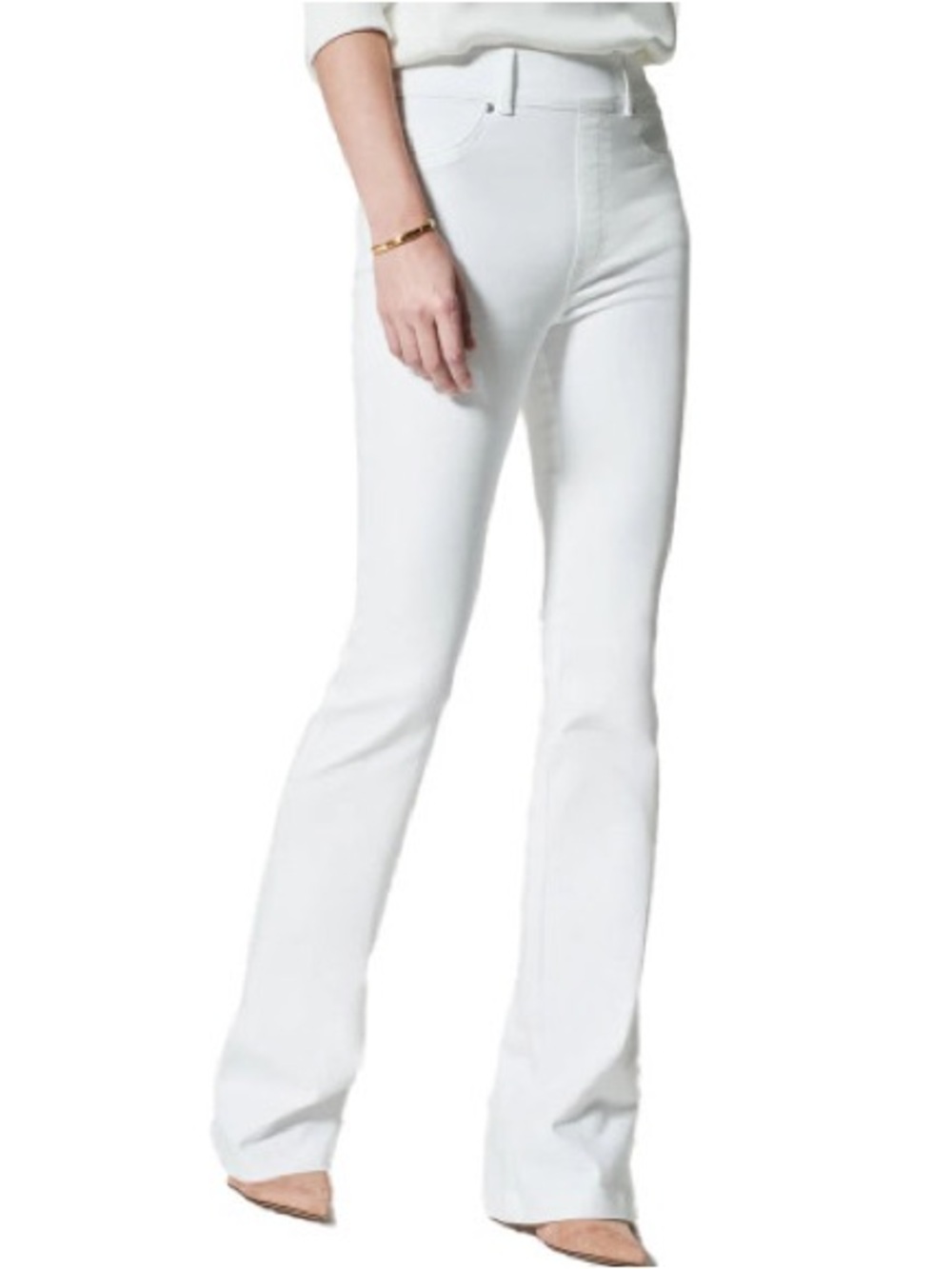 Spanx Ladies NWT White Flare Jeans. NWT.